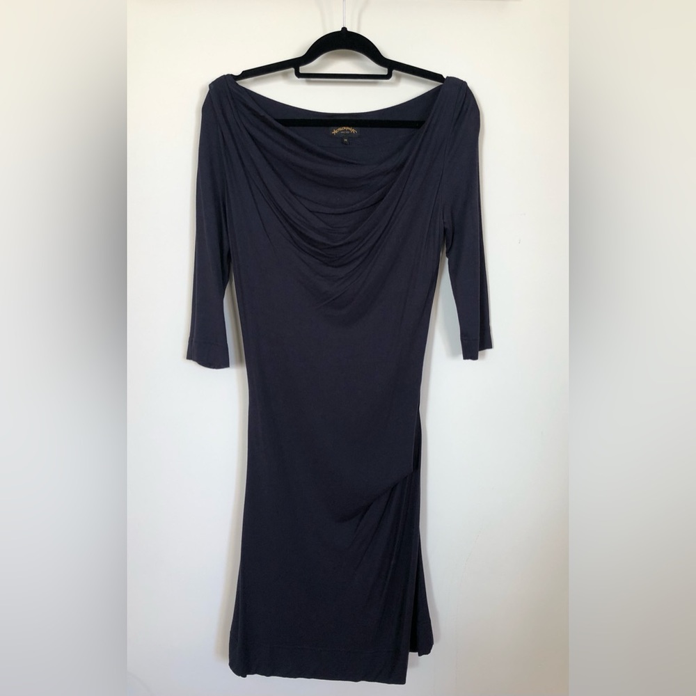 Vivienne Westwood Anglomania blue jersey dress, Size M